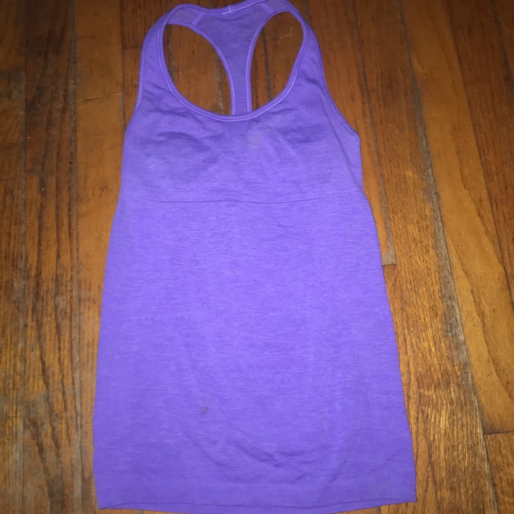 Purple tank